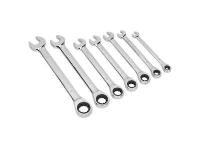 SEALEY Ratchet combination wrench set