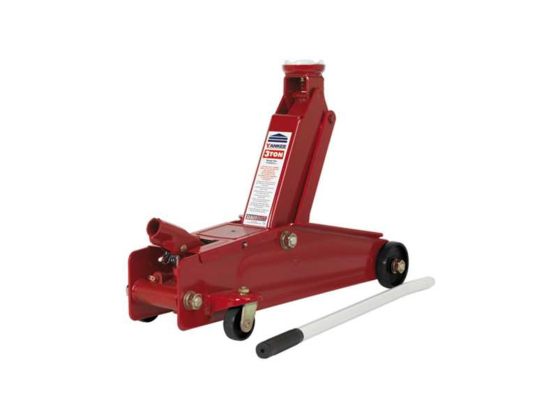 SEALEY Trolley jack 331464 Not rentable, just for sale! Load capacity: 3T, height: 140-432mm, long, heavy-duty