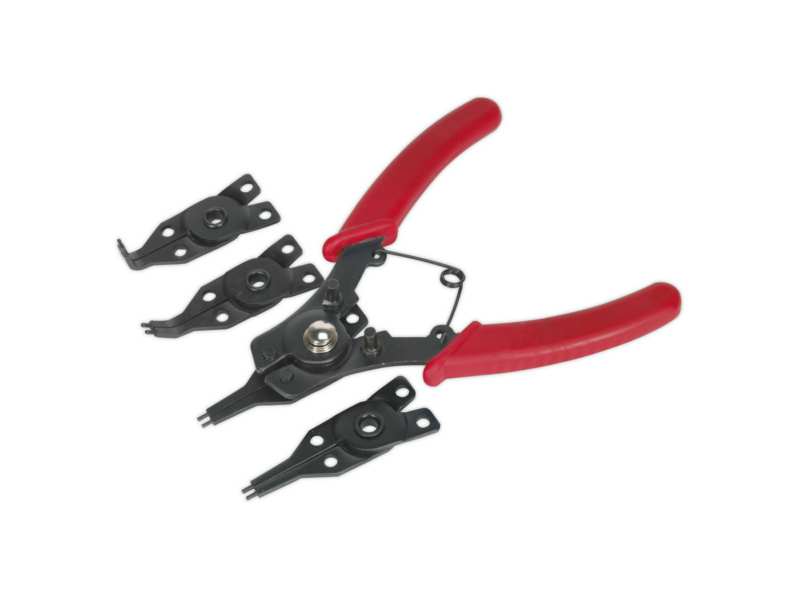 SEALEY Circlip pliers 332591 Set with interchangeable jaws 180 ° x2, 90 °, 45 °