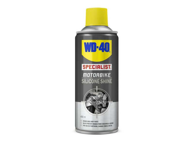 WD-40 Silicone Spray 603795 WD40 Specialist Motorbike Silicone Shine - Silicone Spray, 400 ml
Cannot be taken back for quality assurance reasons!
