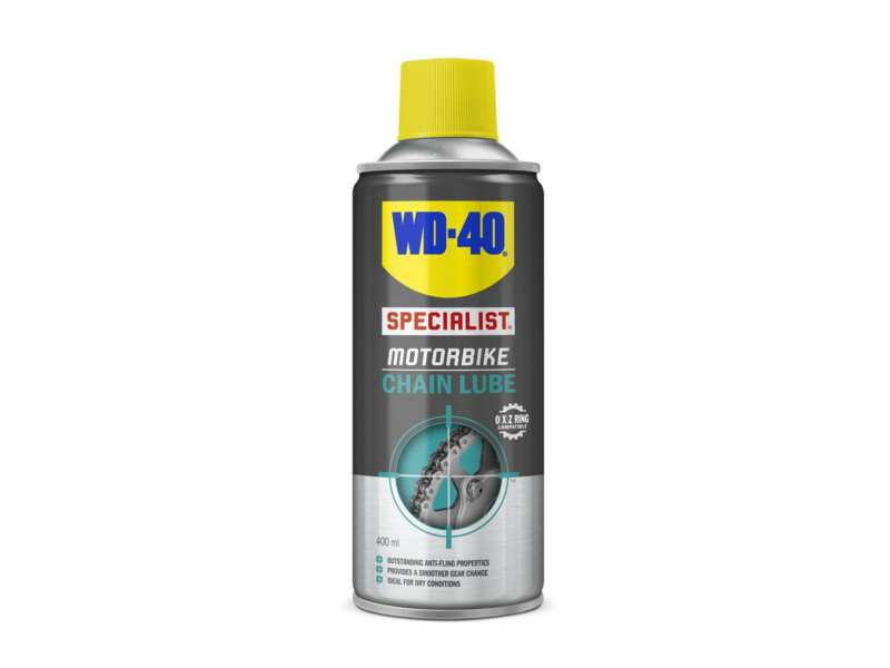 WD-40 Kettenschmierspray 603794 WD40 Fachmoto -Motorradkettenschmelze - Lánckenő Spray, 400 ml
Kann aus Gründen der Qualitätssicherung nicht zurückgenommen werden!