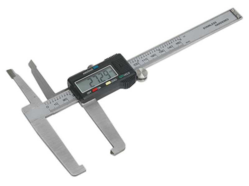 SEALEY Caliper 332828 Not rentable, just for sale! Digital, max 150 mm, with SR44 batteries (supplied)