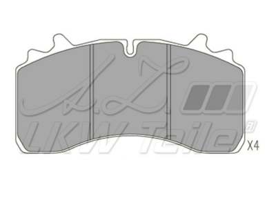 A.Z. LKW TEILE Bremsbelag für Scheibenbremsen (LKW)