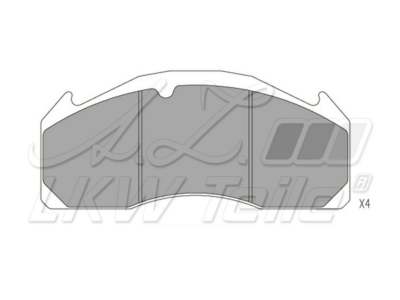 A.Z. LKW TEILE Brake pad for disc brake (cargo)