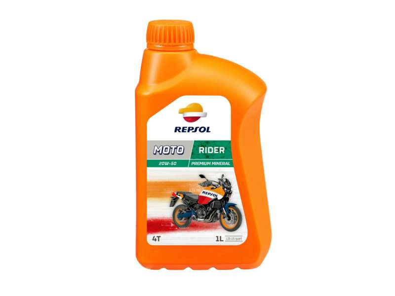 REPSOL Motor oil (Motorcycle) 469444 Moto Rider 4T, (mineral), 20W-50, 1l
Cannot be taken back for quality assurance reasons!