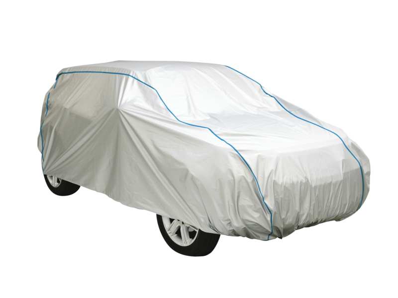 SPINELLI Car Tarpaulin 333271 Outdoor full tarp, -30 - +85 ° C, rain, UV radiation, pollutants, dirt, silver, size: g (488x176x148 cm)