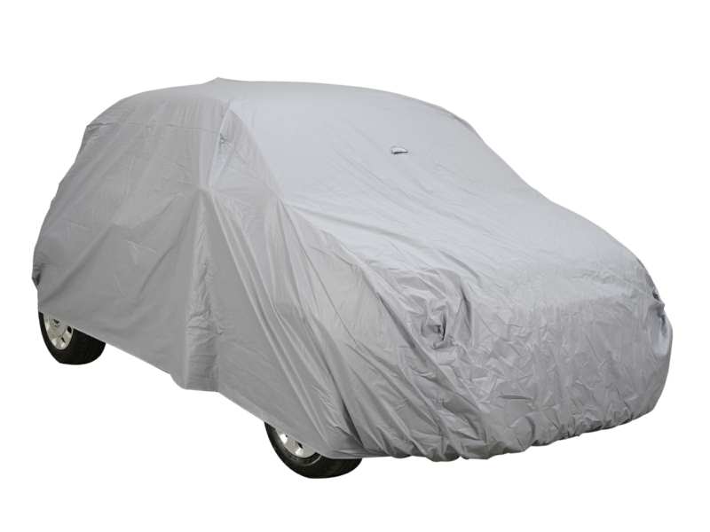 SPINELLI Car Tarpaulin 333257 Outdoor full tarp, rain, snow, dirt, dirt and sunshine, waterproof, 87% PVC -13% polyester, 230g/m2, -30 - +40 ° C gray, size: P (410x172x145 cm) 1.