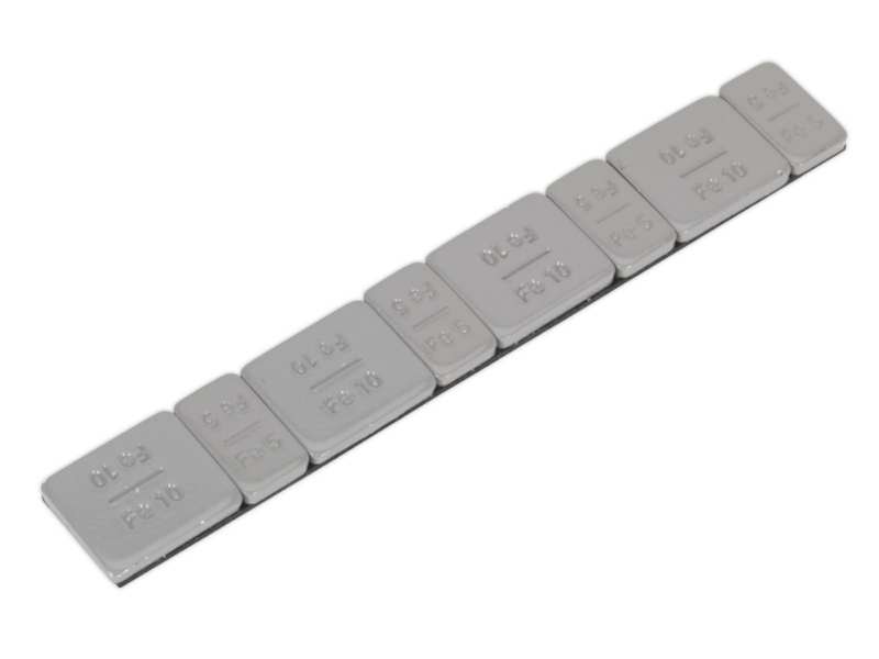 SEALEY Radgewicht 348148 Mitte Gewicht, Selbstadhäsiv mit Kunststoffbeschichtet, 4 x 5 g und 4 x 10 g = 60 g, 100 dB/Pack