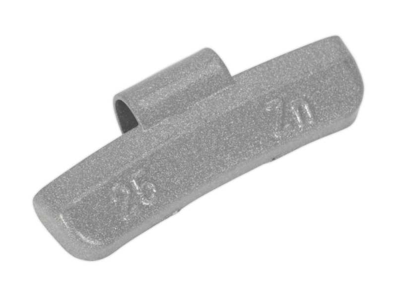 SEALEY Radgewicht 348137 Mittelgewicht für Aluminiumfelgen, Kunststoffbeschichtung, kann getroffen werden, 25 g, 100 PCs/Pack