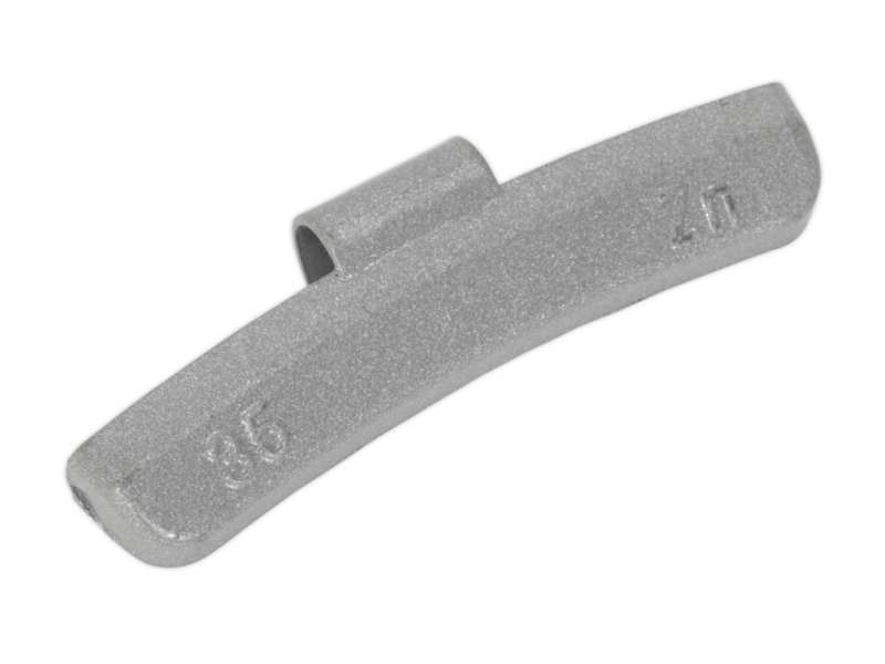 SEALEY Radgewicht 348139 Mittelgewicht für Aluminiumfelgen, Kunststoffbeschichteter, Treffer, 35 g, 50 PCs/Pack