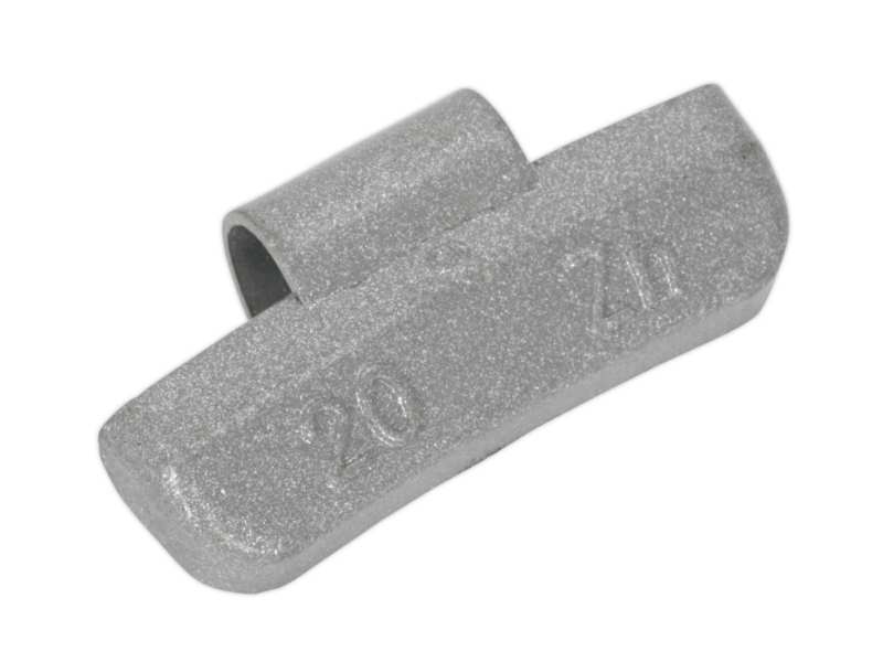 SEALEY Radgewicht 348136 Mittelgewicht für Aluminiumfelgen, Kunststoffbeschichtung, kann getroffen werden, 20 g, 100 dB/Pack