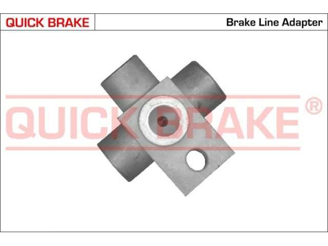 QUICK BRAKE Verbindungs-/Verteilerstück, R 311428 Bördelform: F, Material: Aluminium, Gewindemaß: 4 x M10x1, Gewindeart: mit Innengewinde