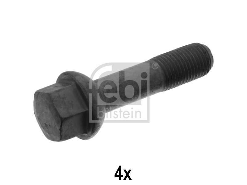 SWAG/FEBI Wheel bolt 10541339 Length [mm]: 74, Outer diameter [mm]: 26,3, Outer thread [mm]: M14 x 1,5, Thread Length [mm]: 22,5, Quality/ Grade: 10.9, Spanner Size: 19, Bolt Head-/Nut Design: Male Hex, Wheel Fastening: Ball seat A/G, Shaft Length [mm]: 29, Material: Steel, Surface: Zink flake coated, Screw length below head [mm]: 52, Fitting Position: Front Axle, Rear Axle, Observe service information:  General Information: for alloy wheels
Rims: for light alloy rims, Length [mm]: 74, Outer Diameter [mm]: 26,3, External Th 1.