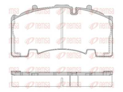 REMSA Bremsbelag für Scheibenbremsen (LKW)