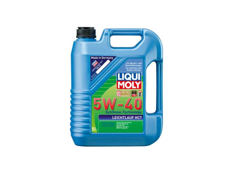 LIQUI-MOLY Motorenöl 603058 Länge [cm]: 95, Inhalt [Liter]: 5, Gebindeart: Kanister, Viskositätsklasse nach SAE: 5W-40, Spezifikation nach ACEA: A3/B4, Spezifikation nach API: SN, Herstellerfreigabe: BMW Longlife-98, MB-Freigabe 229.3, Porsche A40, VW 502 00, VW 505 00, Öl-Herstellerempfehlung: Opel GM-LL-A-025, Opel GM-LL-B-025, Renault RN 0700, Renault RN 0710 
Inhalt [Liter]: 5, Gebindeart: Kanister, Viskositätsklasse nach SAE: 5W-40, Spezifikation nach ACEA: A3/B4, Spezifikation nach API: SN, Herstellerfreigabe: API S