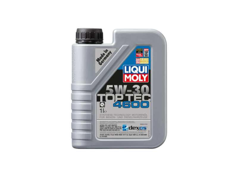 LIQUI-MOLY Motorenöl 603299 TOP TEC 4600 5W-30, 1l
Inhalt [Liter]: 1, Gebindeart: Kanister, Viskositätsklasse nach SAE: 5W-30, Spezifikation nach API: SN, Herstellerfreigabe: ACEA C2/C3, API SN, BMW Longlife-04, MB Freigabe 229.31, MB Freigabe 229.51, MB Freigabe 229.52, Opel OV0401547-D30, VW 505 00/505 01, Ölherstellerempfehlung: Fiat 9.55535-S3, Ford WSS-M2C 917-A, GM dexos2, GWM, HAVAL, Opel GM-LL-A-025, Opel GM-LL-B-025, Wuling
Kann aus Gründen der Qualitätssicherung nicht zurückgenommen werden!