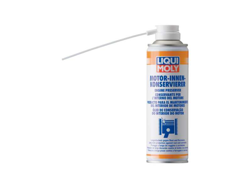 LIQUI-MOLY Fogging oil spray 604026 Length [cm]: 58, Contents [ml]: 300, Packing Type: Tin 
Packing Type: Tin, Contents [ml]: 300
Cannot be taken back for quality assurance reasons!