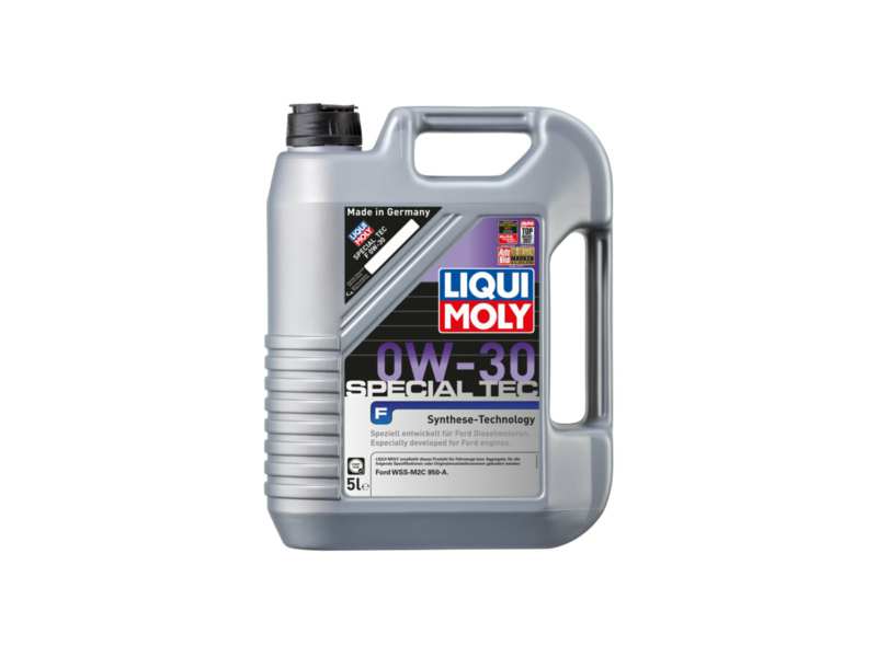 LIQUI-MOLY Motor oil 604249 Length [cm]: 95, Content [litre]: 5, Packing Type: Canister, SAE viscosity class: 0W-30, ACEA specification: C2, Manufacturer Approval: STJLR.03.5007, Oil - manufacturer recommendation: Ford WSS-M2C 950-A 
Capacity [litre]: 5, Packing Type: Canister, SAE viscosity class: 0W-30, ACEA specification: C2, API specification: SN, Manufacturer Approval: API SN, Ford WSS-M2C 950-A, STJLR.03.5007, Oil manufacturer recommendation: IVECO 18-1811 SC1 LV
Cannot be taken back for quality assurance reasons!