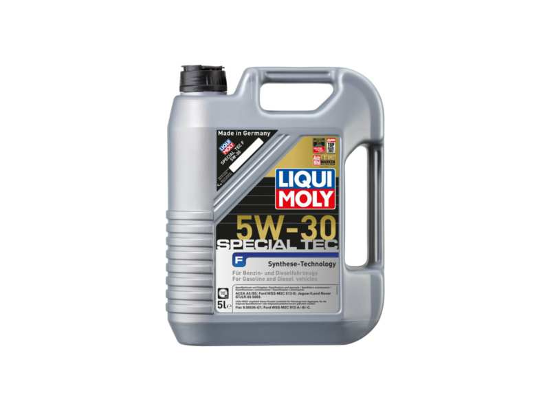 LIQUI-MOLY Motor oil 604206 Length [cm]: 95, Content [litre]: 5, Packing Type: Canister, SAE viscosity class: 5W-30, ACEA specification: A5/B5, Manufacturer Approval: Ford WSS-M2C 913-D, Oil - manufacturer recommendation: Fiat 9.55535-G1, Ford WSS-M2C 913-A, Ford WSS-M2C 913-B, Ford WSS-M2C 913-C, IVECO 18-1811 S1, STJLR.03.5003 
Capacity [litre]: 5, Packing Type: Canister, SAE viscosity class: 5W-30, ACEA specification: A5/B5, Manufacturer Approval: Ford WSS-M2C 913-D, Oil manufacturer recommendation: STJLR.03.5003, Fiat