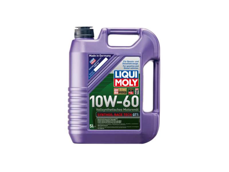 LIQUI-MOLY Motorenöl 603076 Länge [cm]: 95, Inhalt [Liter]: 5, Gebindeart: Kanister, Viskositätsklasse nach SAE: 10W-60, Spezifikation nach ACEA: A3/B4, Spezifikation nach API: SN, Öl-Herstellerempfehlung: Fiat 9.55535-H3 
Inhalt [Liter]: 5, Gebindeart: Kanister, Viskositätsklasse nach SAE: 10W-60, Spezifikation nach ACEA: A3/B4, Spezifikation nach API: SN, Herstellerfreigabe: API SN, Ölherstellerempfehlung: Fiat 9.55535-H3
Kann aus Gründen der Qualitätssicherung nicht zurückgenommen werden!