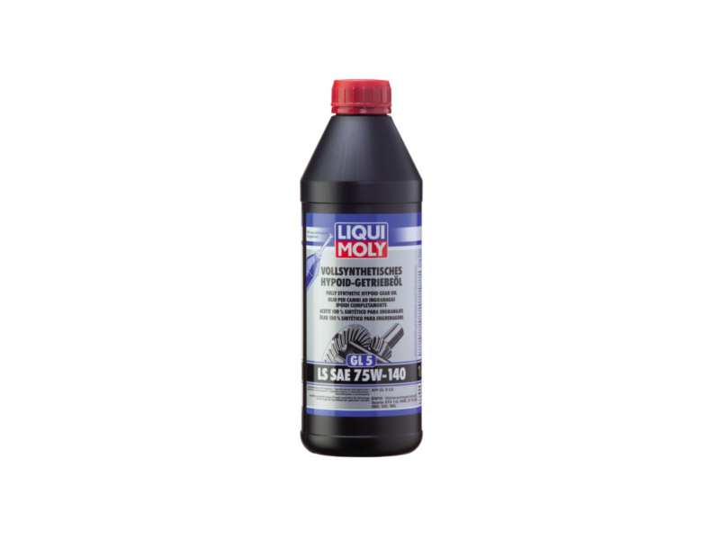 LIQUI-MOLY Getriebeöl 603160 Länge [cm]: 86, Inhalt [Liter]: 1, Gebindeart: Dose, Viskositätsklasse nach SAE: 75W-140, Spezifikation nach API: GL-5, Öl-Herstellerempfehlung: BMW RearAxle, Ford WSL-M2C 192-A, Scania STO 1:0, VME, ZF TE-ML 05D, ZF TE-ML 12D, ZF TE-ML 16G, ZF TE-ML 21D 
Inhalt [Liter]: 1, Gebindeart: Dose, Viskositätsklasse nach SAE: 75W-140, Spezifikation nach API: GL-5, Ölherstellerempfehlung: Ford WSL-M2C 192-A, Scania STO 1:0, VME, ZF TE-ML 05D, ZF TE-ML 16G, ZF TE-ML 21D, ZF TE-ML 12D
Kann aus Gründen d