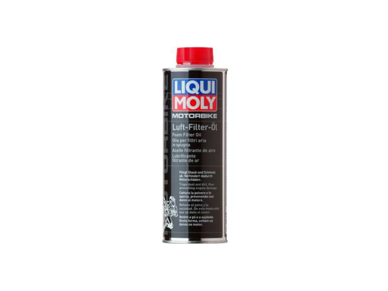 LIQUI-MOLY Luftfilteröler 603159 Länge [cm]: 67, Inhalt [ml]: 500, Gebindeart: Dose 
Gebindeart: Dose, Inhalt [ml]: 500
Kann aus Gründen der Qualitätssicherung nicht zurückgenommen werden!