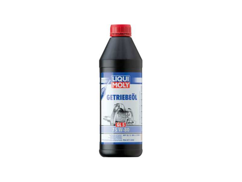 LIQUI-MOLY Getriebeöl 603237 GL-5
Inhalt [Liter]: 1, Gebindeart: Dose, Viskositätsklasse nach SAE: 75W-80, Spezifikation nach API: GL-5, Herstellerfreigabe: MIL-L 2105 C, Ölherstellerempfehlung: PSA B71 2330, PSA B71 2315
Kann aus Gründen der Qualitätssicherung nicht zurückgenommen werden!