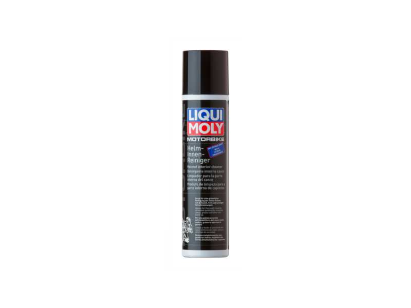 LIQUI-MOLY Reiniger für Sturzhelm-Innenseite 604137 Länge [cm]: 53, Inhalt [ml]: 300, Gebindeart: Dose 
Gebindeart: Dose, Inhalt [ml]: 300
Kann aus Gründen der Qualitätssicherung nicht zurückgenommen werden!