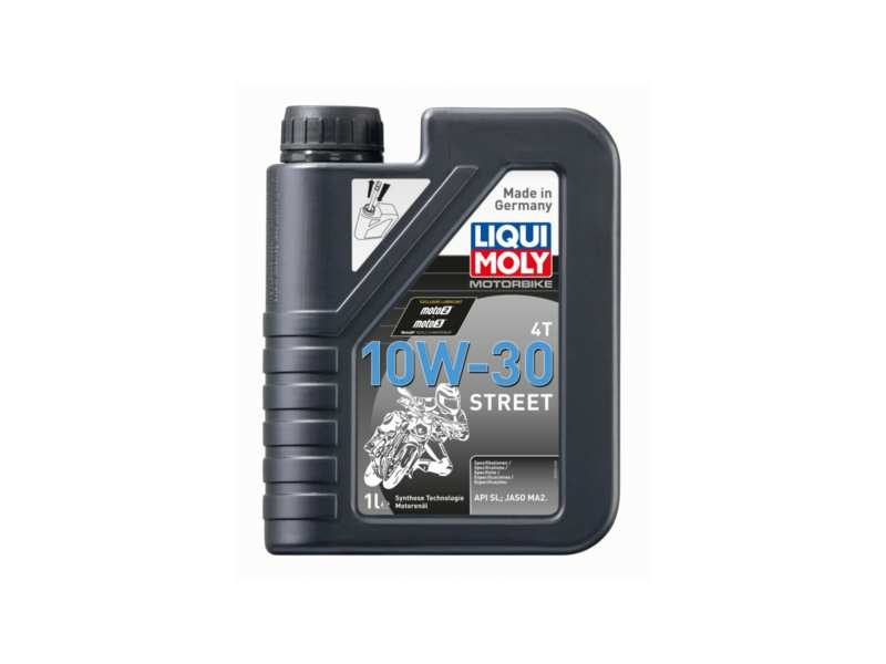 LIQUI-MOLY Motorenöl (Motorrad) 604214 Motorrad 4T 10W-30 Motoröl, 1L, Zulassung: API SL, Jaso MA2, Hochleistungsmotoröl basierend auf synthetischen Technologie. Geeignet für Motoren mit oder ohne fettige Kupplung.
Inhalt [Liter]: 1, Gebindeart: Kanister, Viskositätsklasse nach SAE: 10W-30, Spezifikation nach API: SN+, Spezifikation nach JASO: MA2
Kann aus Gründen der Qualitätssicherung nicht zurückgenommen werden!