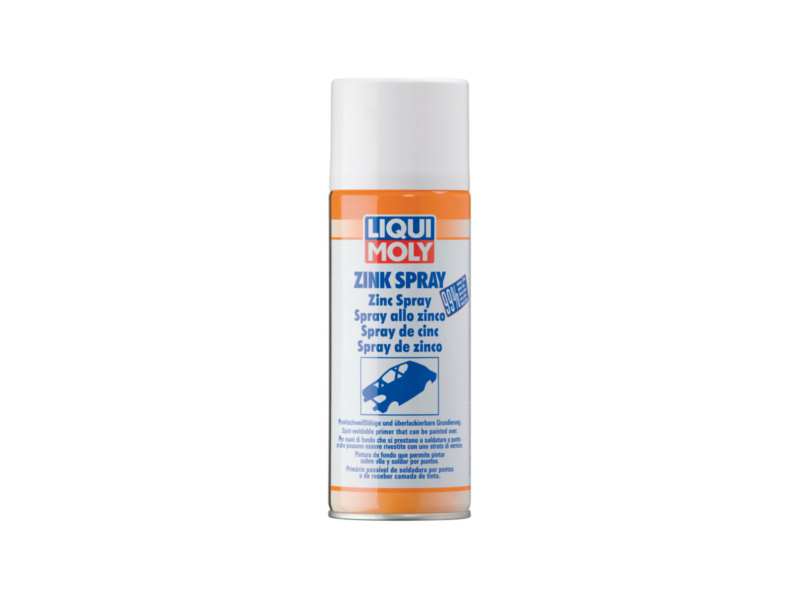 LIQUI-MOLY Zinkspray 604335 Länge [cm]: 66, Inhalt [ml]: 400, Gebindeart: Dose 
Gebindeart: Dose, Inhalt [ml]: 400
Kann aus Gründen der Qualitätssicherung nicht zurückgenommen werden!