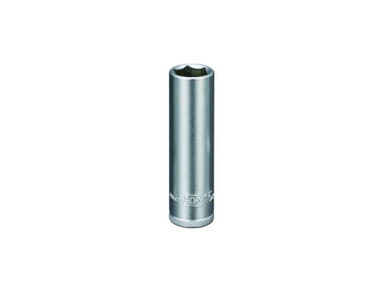 AOK Steckschlüsselkopf - metrisch 348718 1/2 ", sechseckig, 22 mm, erweitert, l = 77 mm, cr-va