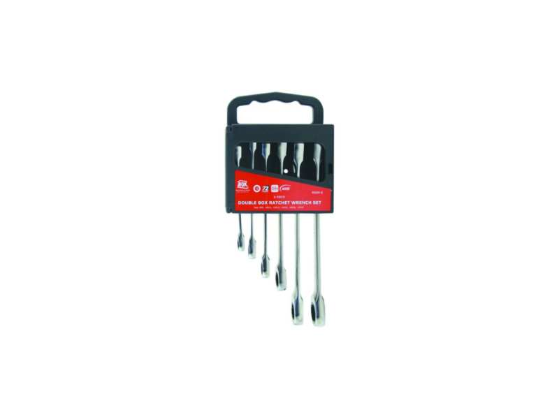 AOK Ratchet combination wrench 349248 6 pcs set, 8 x 9, 10 x 11, 12 x 13, 14 x 15, 16 x 18, 17 x 19 mm