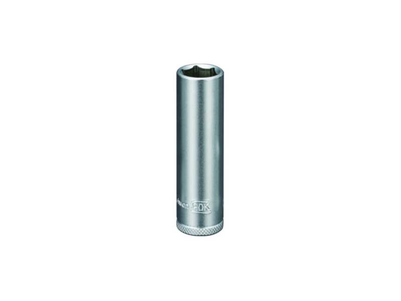 AOK Steckschlüsselkopf - metrisch 348664 1/4 ", sechseckig, 13 mm, erweitert, l = 50 mm, cr-va