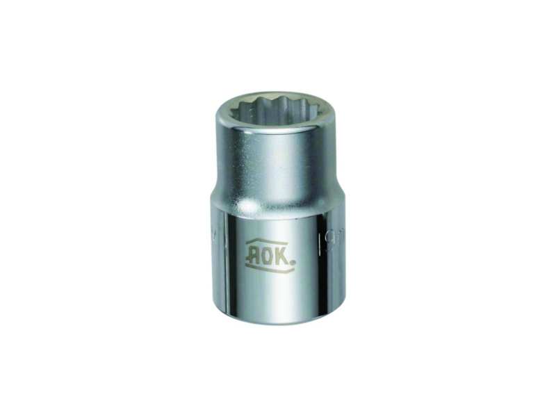 AOK Steckschlüsselkopf - metrisch 349348 1/2 ", Handbuch, CR-VA, 11 mm, Länge: 38 mm