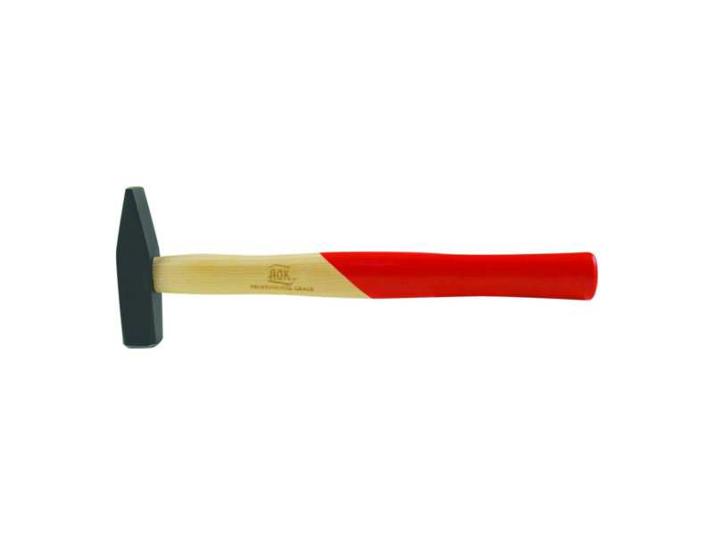 AOK Hammer 348848 Schlosser, Hikary Holzgriff, 300 g, Länge: 300 mm