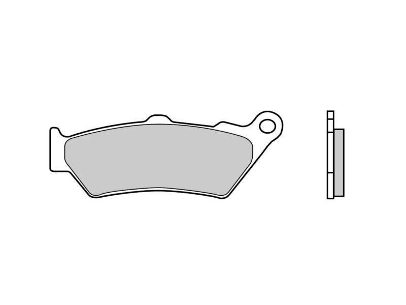 BREMBO Bremsbeläge für Motorräder 672294 06, Carbonkeramik, Straße, vorne/hinten, für eine Bremsscheibe eingestellt!