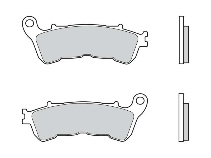 BREMBO Bremsbeläge für Motorräder 674246 SA, Sintert, Straße, zuerst, Set, für eine Bremsscheibe!