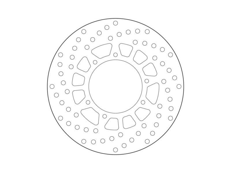 BREMBO Bremsscheibe für Motorräder 674851 Fest