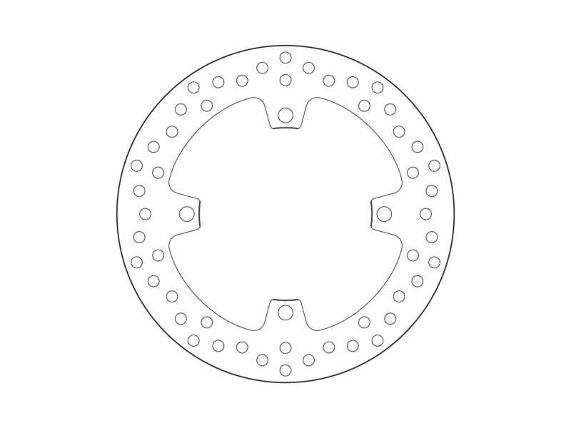 BREMBO Bremsscheibe für Motorräder 674893 Fest