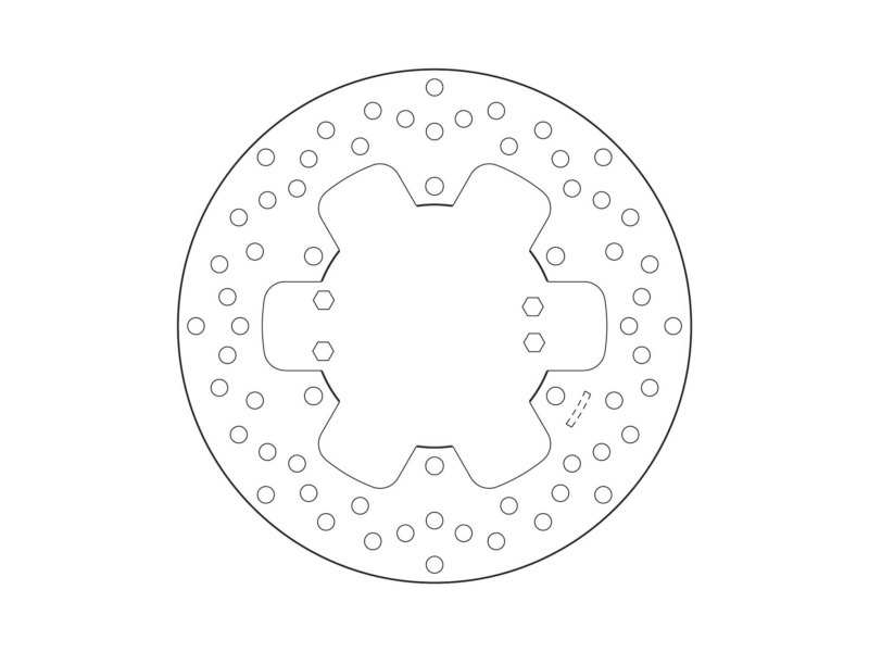 BREMBO Bremsscheibe für Motorräder 674979 Fest