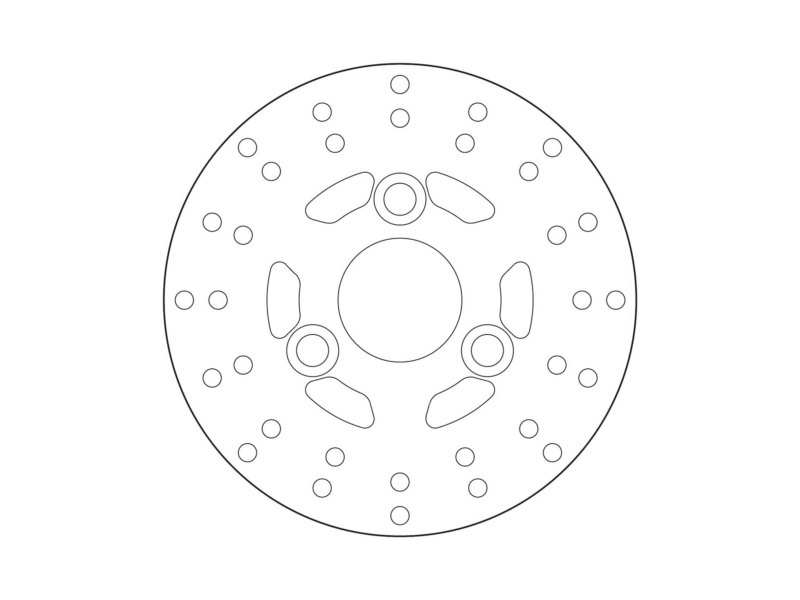 BREMBO Bremsscheibe für Motorräder 674821 Fest