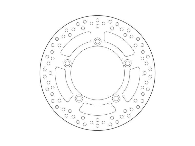 BREMBO Bremsscheibe für Motorräder 674918 Fest