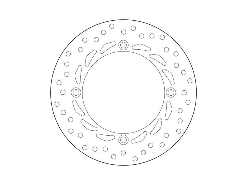 BREMBO Bremsscheibe für Motorräder 674909 Fest