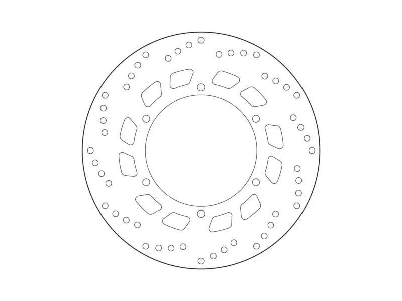 BREMBO Bremsscheibe für Motorräder 674934 Fest