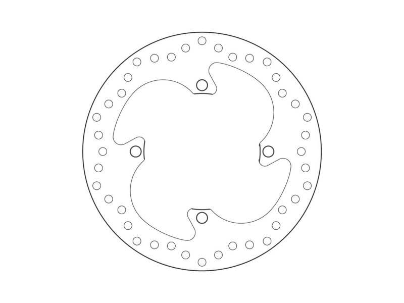 BREMBO Bremsscheibe für Motorräder 674888 Fest