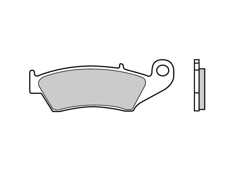 BREMBO Bremsbeläge für Motorräder 674296 SD, Sinter, Offstraße, vorne/hinten, eingestellt, für eine Bremsscheibe!