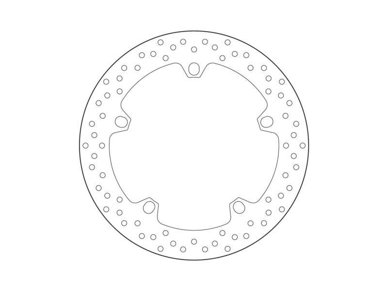 BREMBO Bremsscheibe für Motorräder 674939 Fest