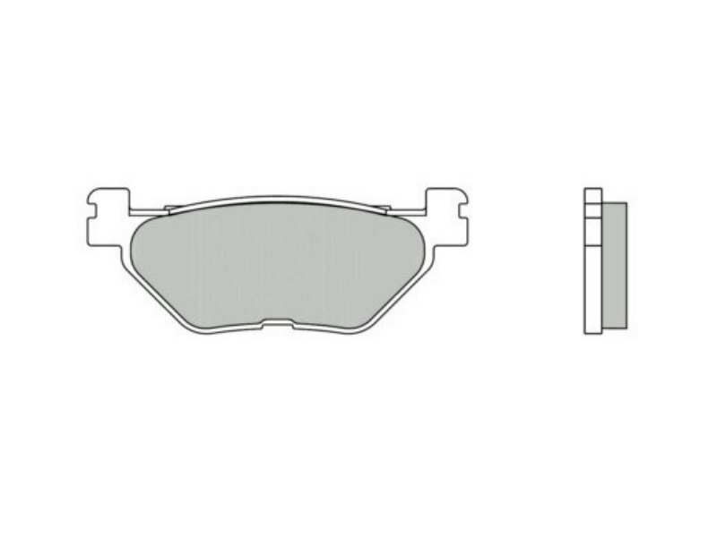 BREMBO Bremsbeläge für Motorräder 674792 SP, Sintert, Straße, hinten, gesetzt, für eine Bremsscheibe!