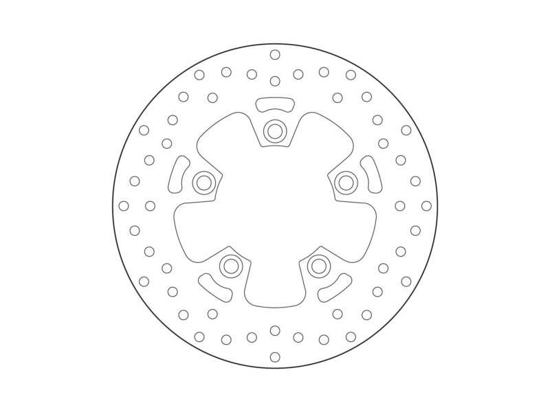 BREMBO Bremsscheibe für Motorräder 674877 Fest