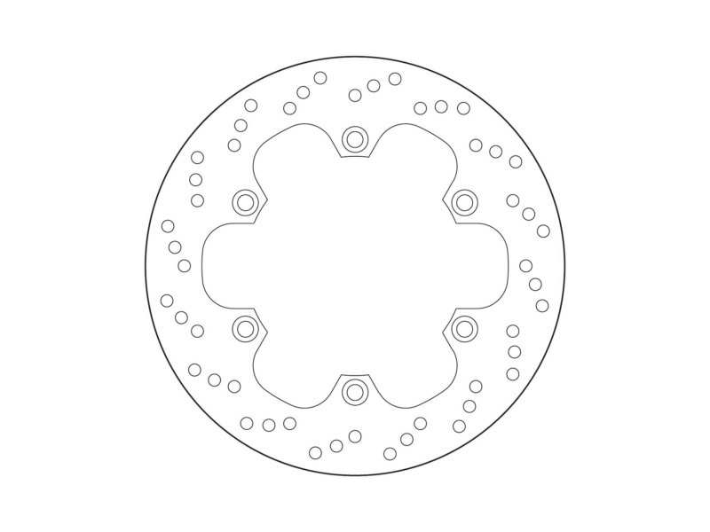 BREMBO Bremsscheibe für Motorräder 674952 Fest